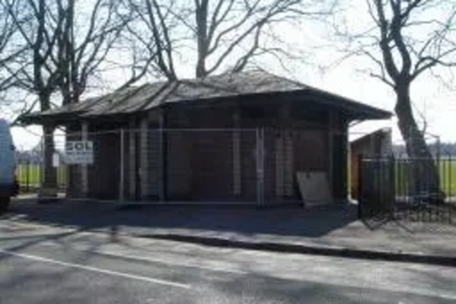 Public toilets on Knighton Lane East under refurbishment