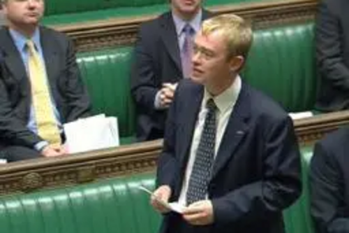 Tim speaking in Parliament