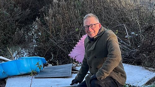 Phil Redshaw fights fly-tipping 