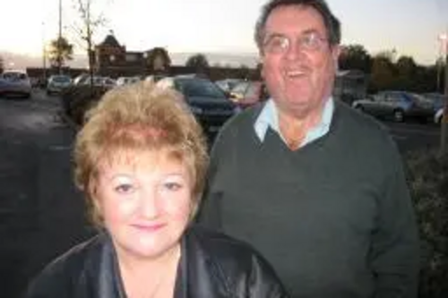 Councillor Peter Rush with campaigner Doreen Brophy-Lee delighted over the consultation.