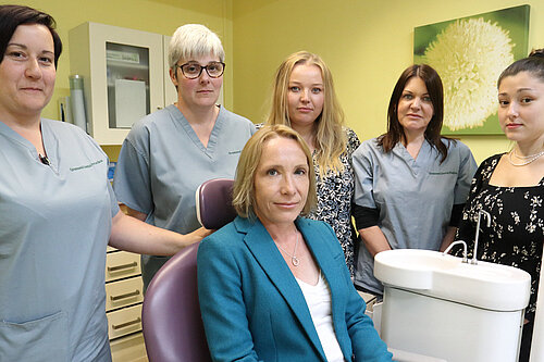 Helen Morgan at a North Shropshire dental practice