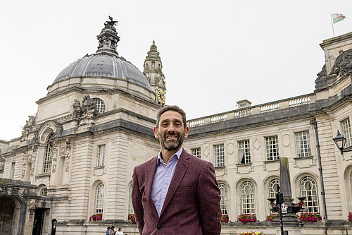 Rodney Berman at Cardiff City Hall