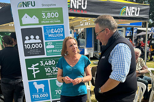 Helen at the Oswestry Show