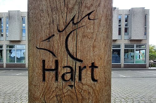 Wooden Hart Sign