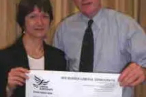 2.	Photo of Serena with Norman Lamb, Lib Dem Shadow Health Secretary and the letter to Gordon Brown.