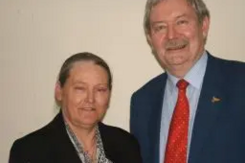 Council Leader Alan Taylor visited the school alongside Councillor Christine Akram