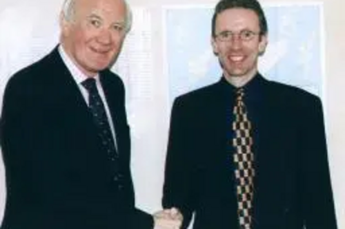 Sir Menzies Campbell with Cllr Fraser Macpherson