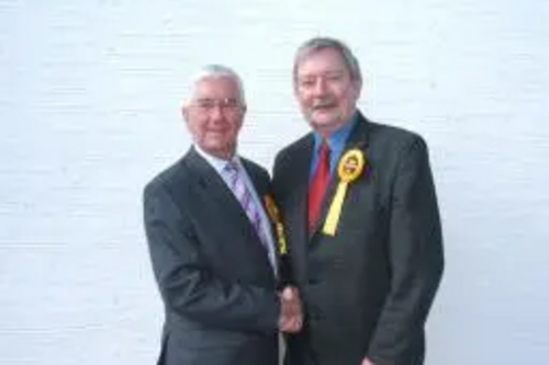 Councillor Alan Taylor with his Colleague - Brian Ashworth