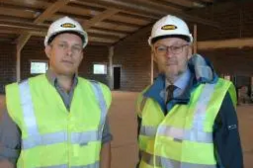 Paul Holmes MP and Council Leader Ray Russell visit the new Healthy Living Centre