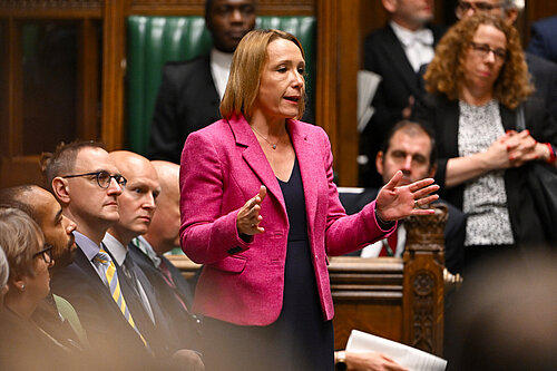 Helen Morgan speaking in Parliament