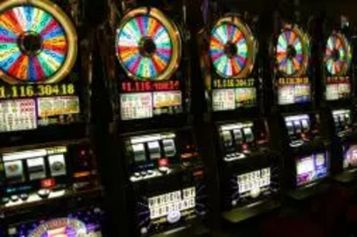 Fruit machines in an amusement arcade